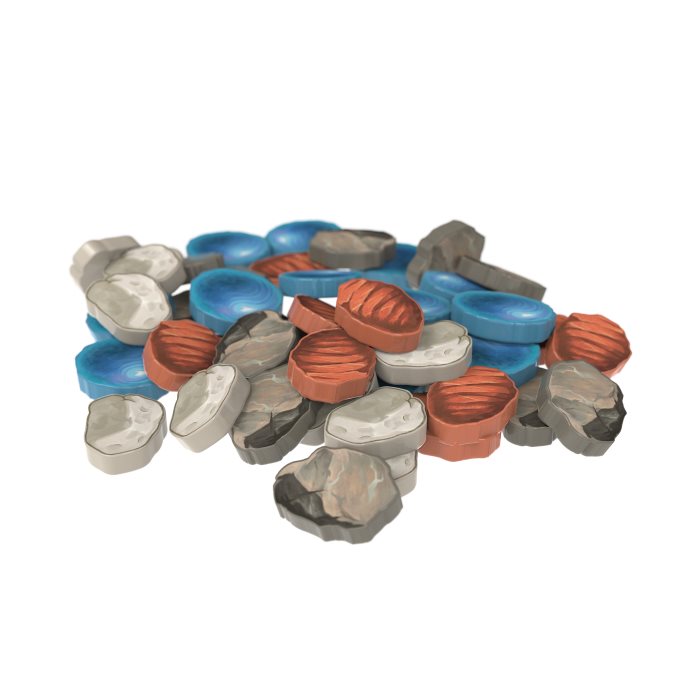 Stonesaga Deluxe Acryl Mining Stones English Kickstarter Edition + Stretch goals + Exclusives