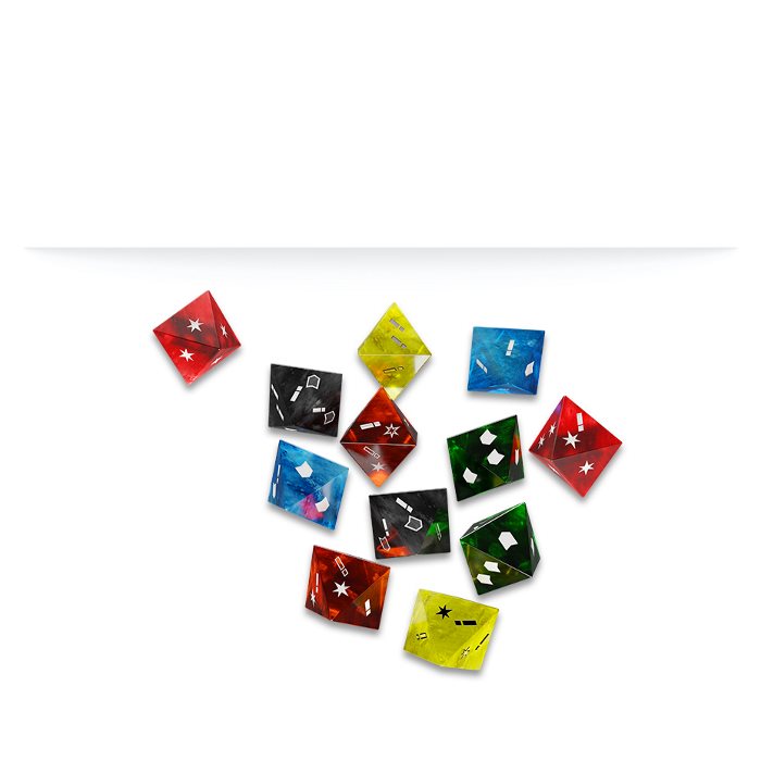 Warcrow Adventures Frosted Dice Set Kickstarter Englisch Stretch Goals KS Exclusives