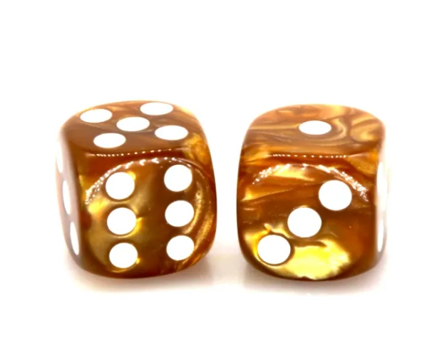 Pearl D6 16mm Dice