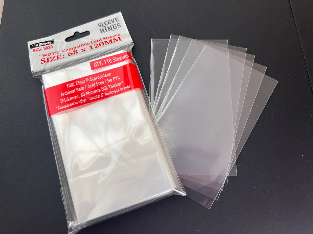 Sleeve Kings Kartenhüllen 8829 "Space Alert Large" Compatible (67x103mm) -110 Pack, 60 Microns