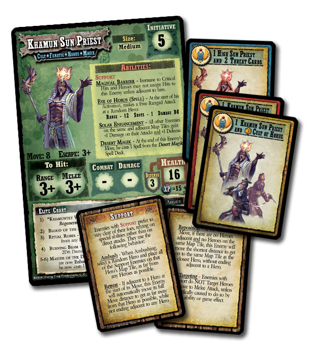 Shadows of Brimstone: Khamun Sun Priests Enemy Pack englische Ausgabe