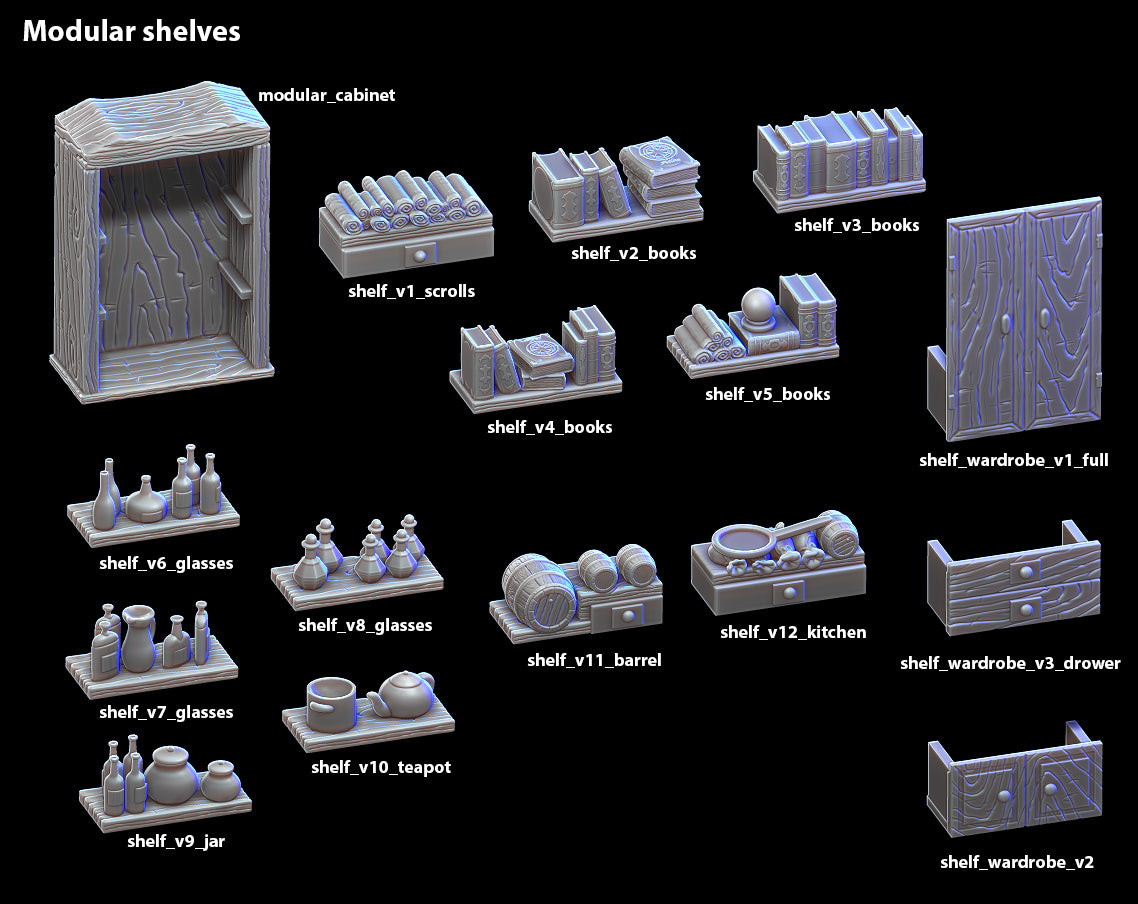 Modulares Regal / Schrank City of Tarok