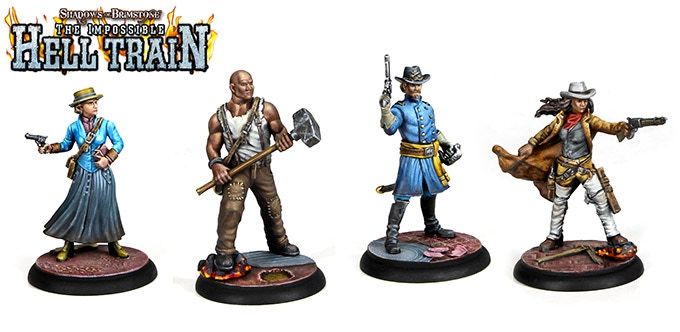 Shadows of Brimstone: Impossible Hell Train Alter Gender Heroes Pack englische Ausgabe