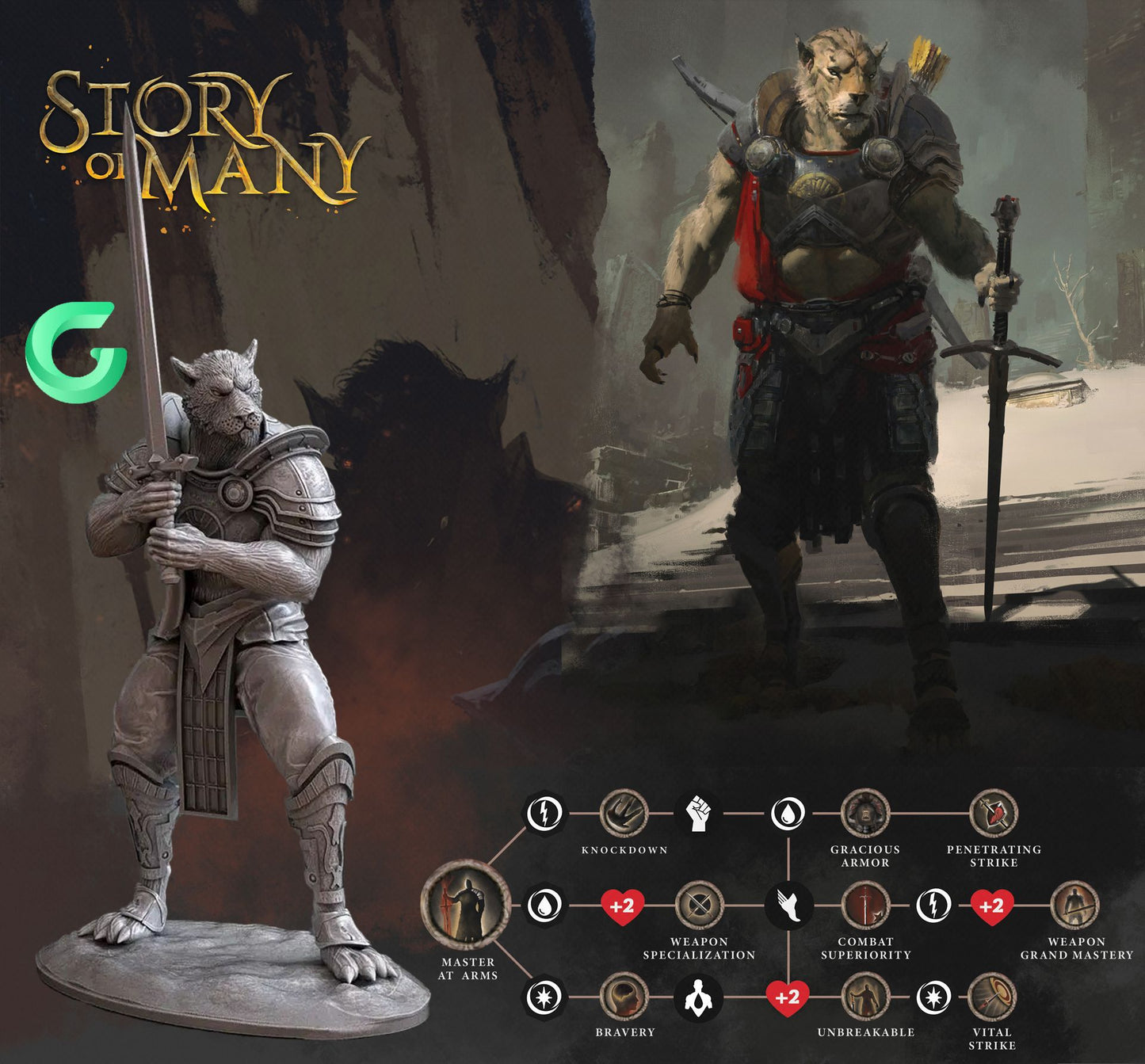 Story of Many All-In Pledge Englisch Stretch Goals VORBESTELLUNG