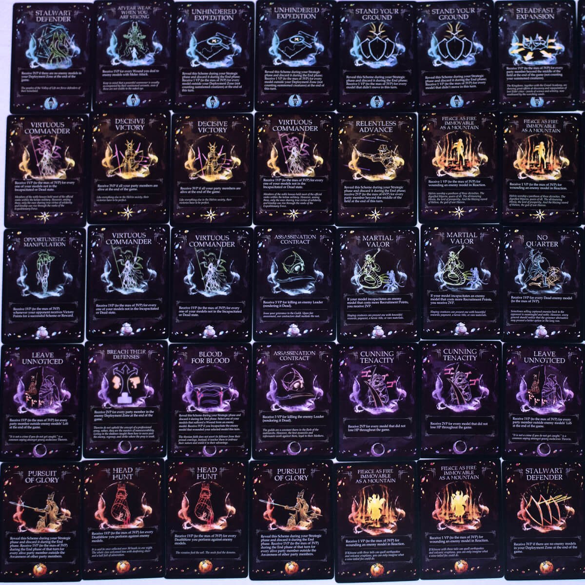 Eldfall Chronicles Scheme Cards Englisch