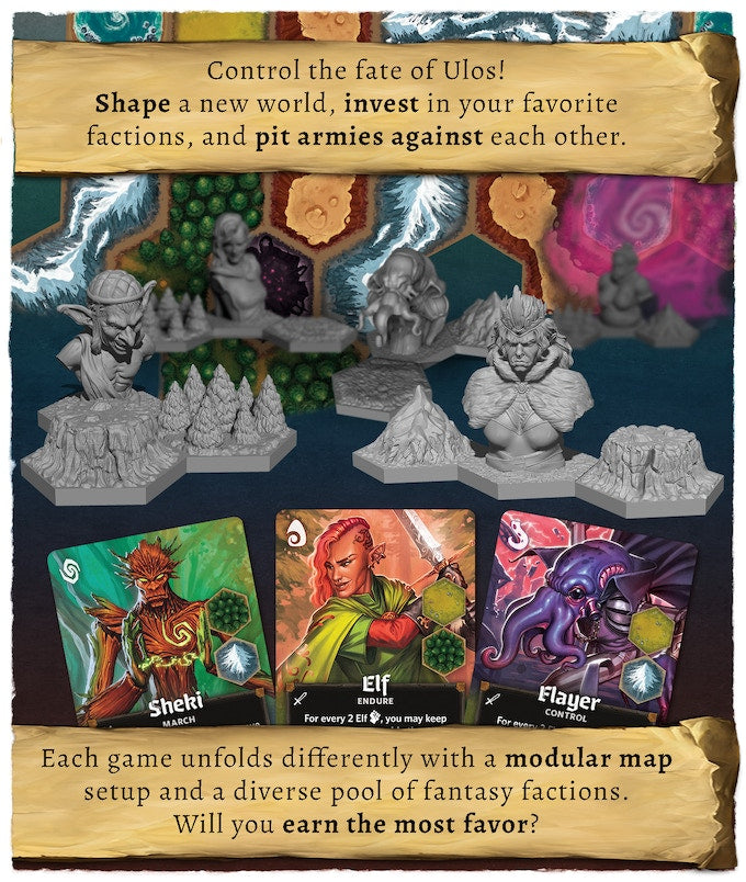 Dawn of Ulos Deluxe + Stretch Goals+ KS Exclusives + Rift Tiles + Metal Token English