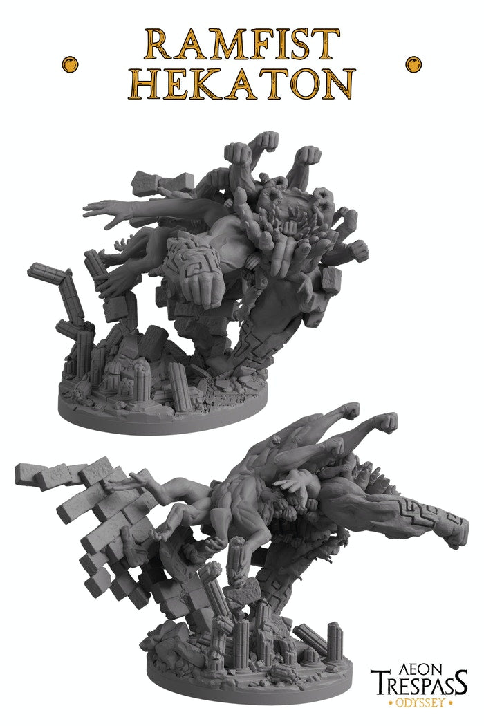 Aeon Trespass: Odyssey Godsform Miniature Pack KS Exklusives Englisch