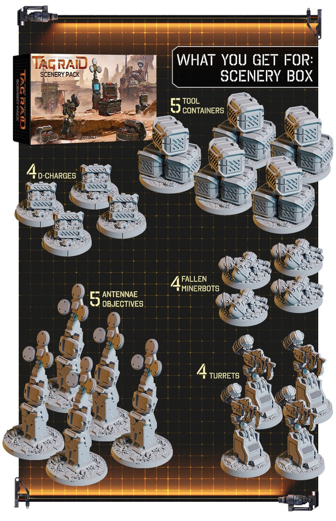 Infinity Deathmatch: TAG Raid 3D Scenery Pack Kickstarter Edition English Corvus Belli Reservation