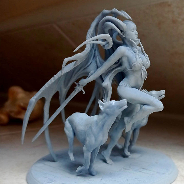 Abere mit Hunden Fantasy Printomancer 3d