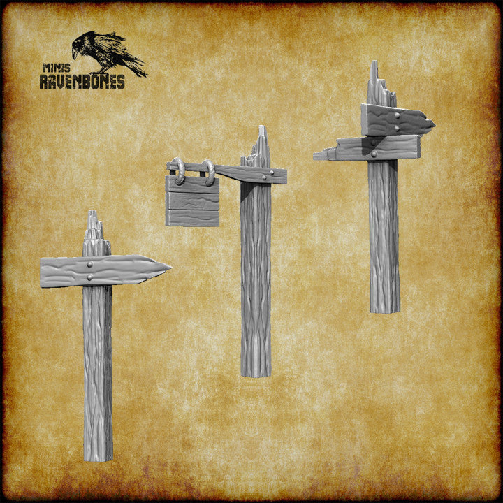 Typische Gegenstände von RavenBones Miniaturen