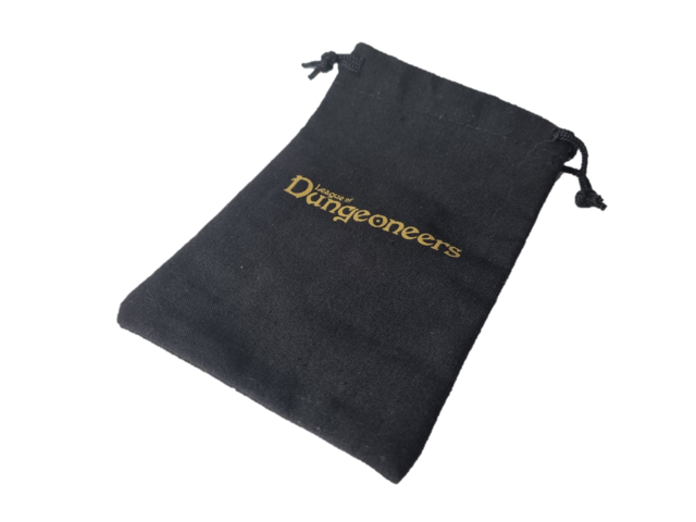 League of Dungeoneers Add-on Dungeoneer Token and Dice Bag Kickstarter Edition