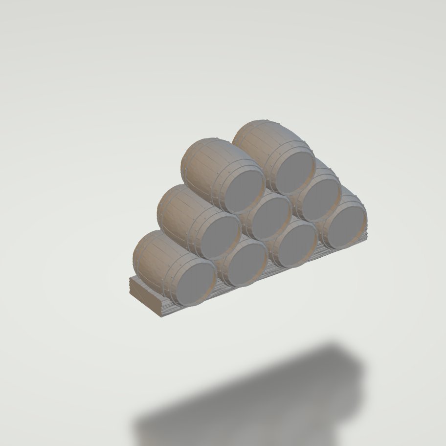 Barrel Barrels Scatter WonderWorlds DnD RPG