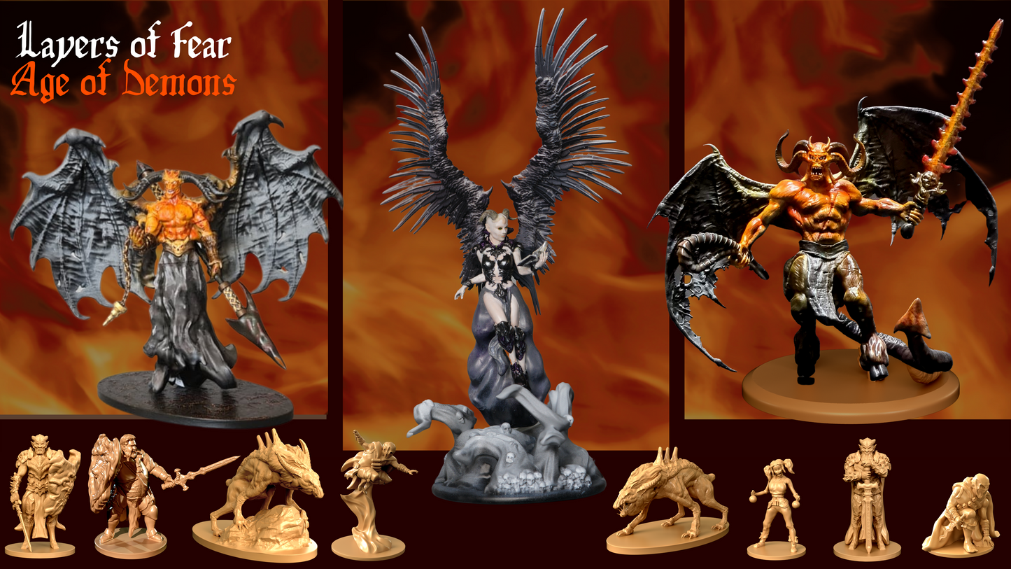 <transcy>Goddess Athena with Owlking by Clay Cyanide Miniatures D&D Tabletop Wargames Painters Greek Mythology</transcy>