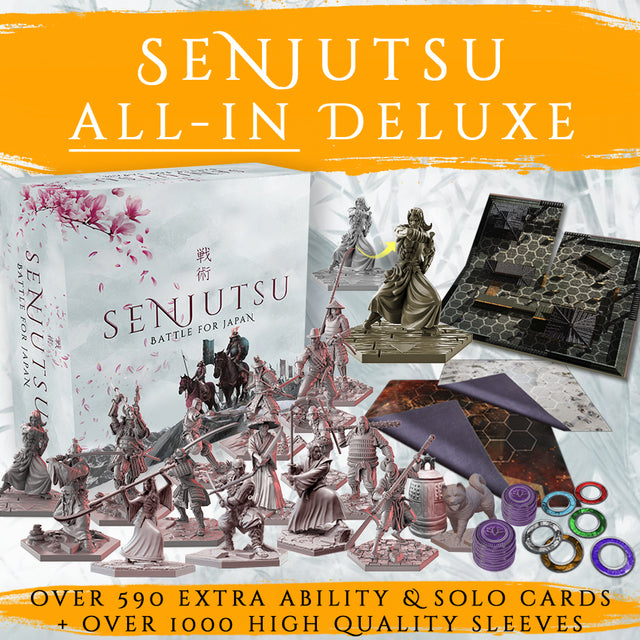 Senjutsu: Battle for Japan All In englische Kickstarter Ausgabe + Stretchgoals + Kickstarter Exclusives