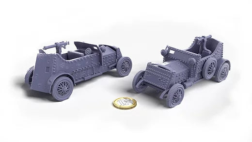 WW1 British armored vehicle Rolls Royce "Silver Ghost" RNAS