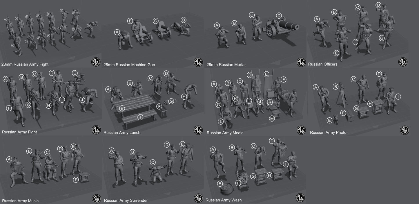 WW1 Russian soldiers army