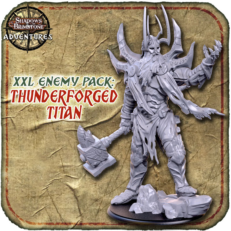 Shadows of Brimstone: Thunderforged Titan XXL Enemy English Edition