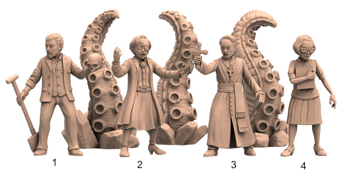 Ermittler aus dem Innsmouth Ermittler Set H.P. Lovecraft Chtulu