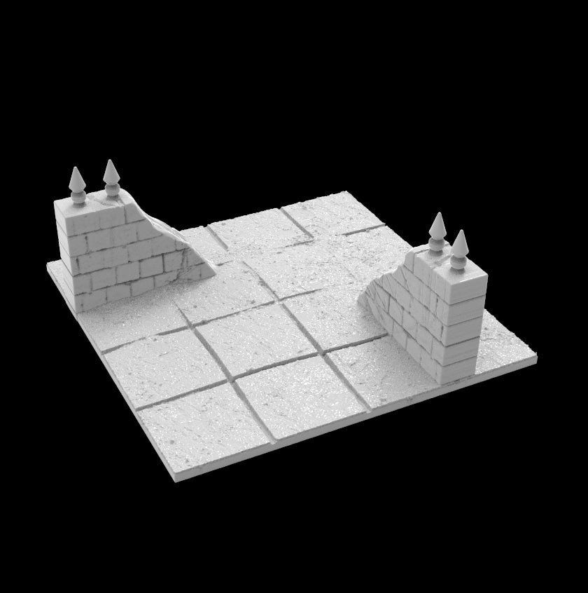 Modulare Battlemaps Friedhof aus den Incredible Realms