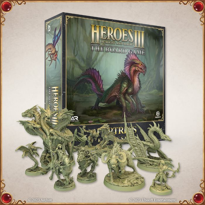 Heroes of Might &amp; Magic III: The Board Game Gameplay All-In Pledge Kickstarter Edition German