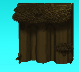 Wallhalla Dark Forest Wall Sprawl / modulares Miniaturen-Display-System