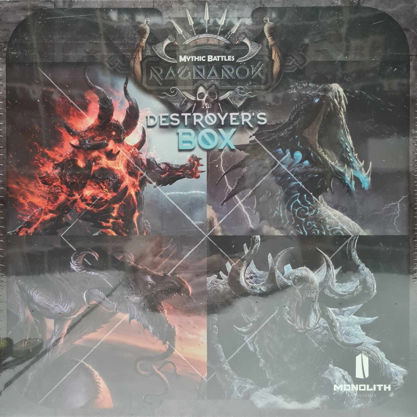 Mythic Battle Ragnarök Destroyer Box: 4 Erweiterungen + Stretchgoals + KS Exklusives Englisch