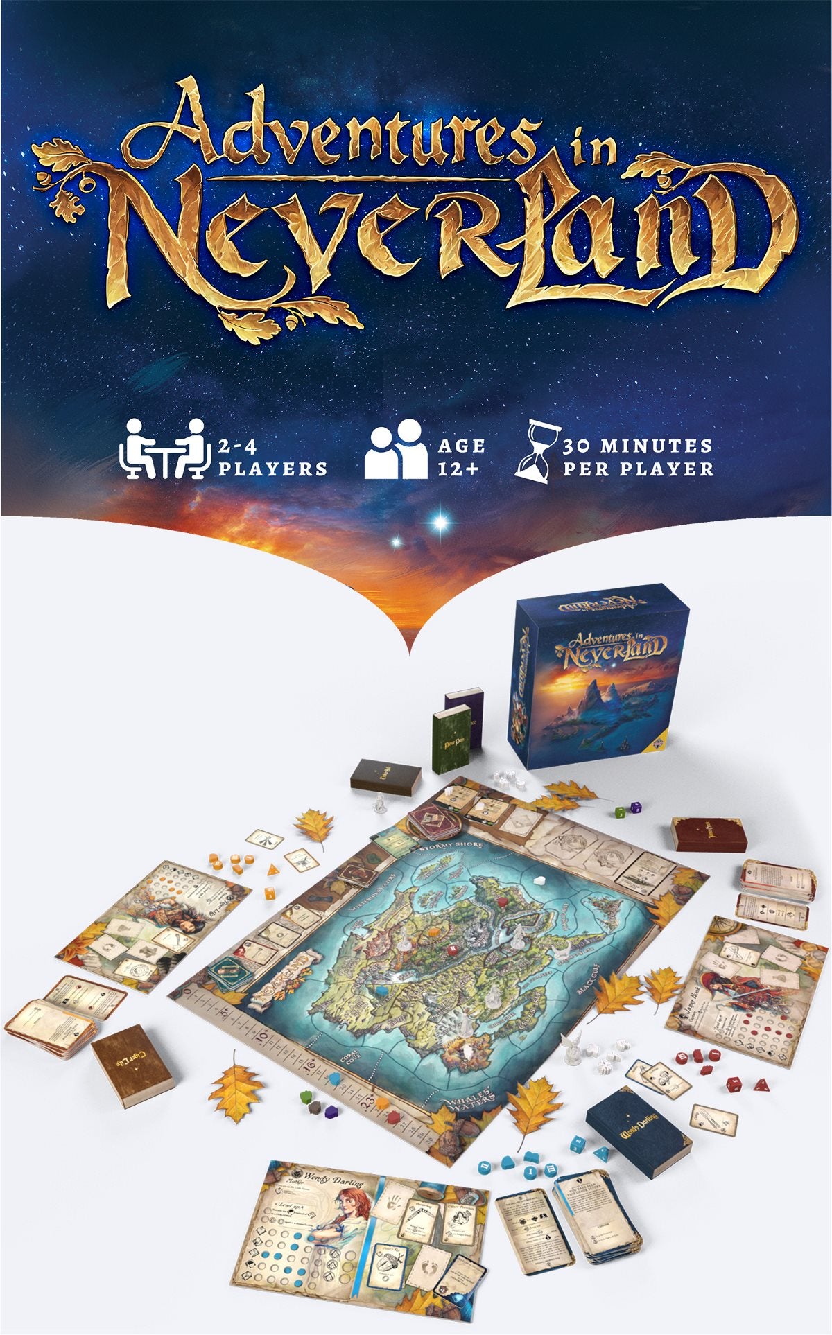 Adventures in Neverland All-In Chronicler Pledge englische Kickstarter Ausgabe + Stretchgoals/KS Exclusives