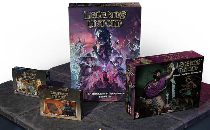 Legends Untold: Bundle Kickstarter Ausgabe Englisch VORBESTELLUNG