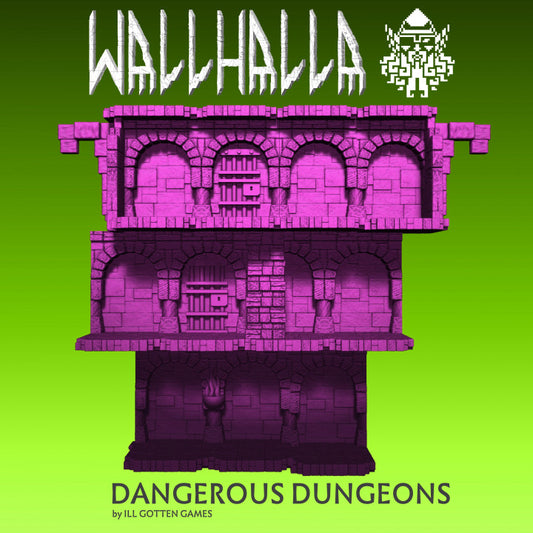 Wallhalla Dangerous Dungeon / modulares Miniaturen-Display-System
