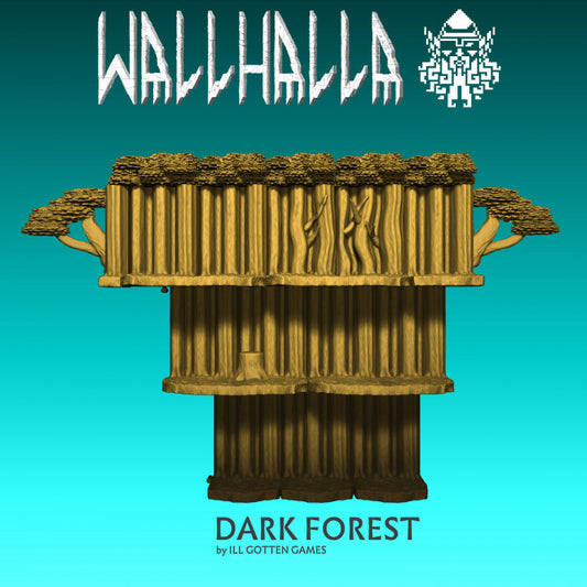 Wallhalla Dark Forrest / modulares Miniaturen-Display-System