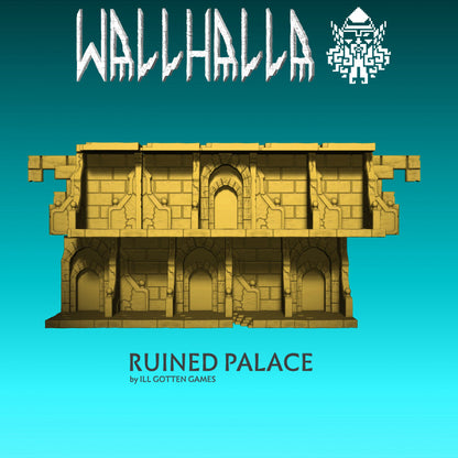 Wallhalla Ruined Palace / modulares Miniaturen-Display-System