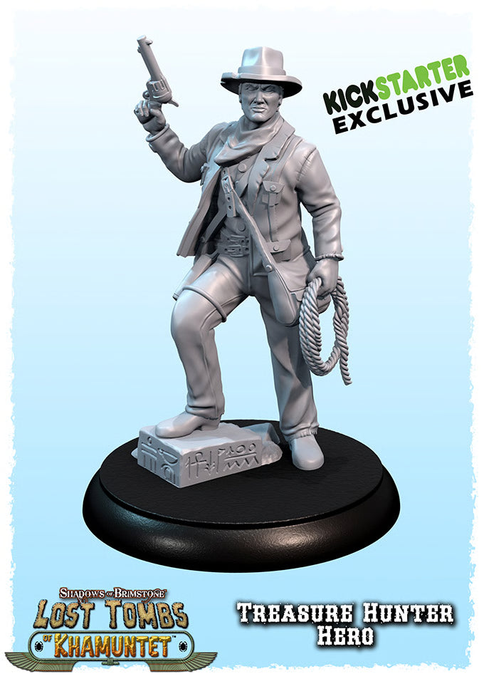 Shadows of Brimstone: KS Exclusive Treasure Hunter Hero Pack englische Ausgaben