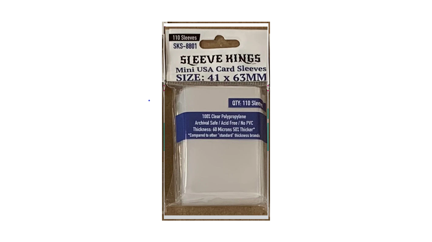 Sleeve Kings Kartenhüllen 8801 Mini USA Card Sleeves (41x63mm) - 110 Pack, 60 Microns