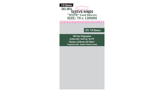 Sleeve Kings Kartenhüllen "WOTR-Tarot" Card Sleeves (70x120mm) -110 Pack, 60 Microns