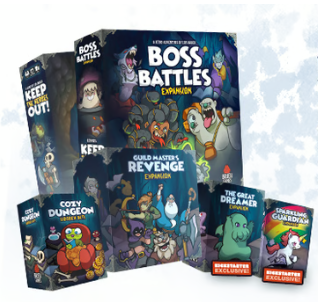 Keep the Heroes Out! Kickstarter Edition with all expansions, stretch goals and KS Exclusives