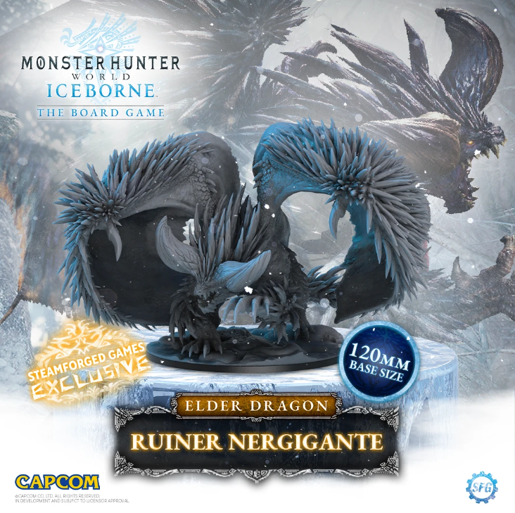 Monster Hunter World Iceborn: Ruiner Nergigante Elder Dragon Expansion English CKS Exclusives