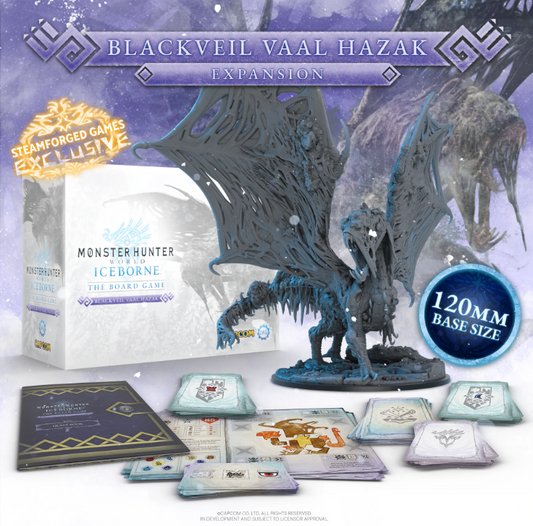 Monster Hunter World Iceborn: Blackveil Vaal Hazak Dragon Expansion English CKS Exclusives