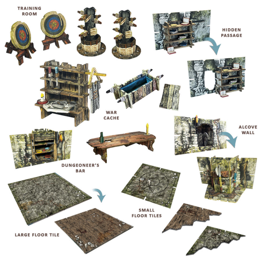 Maladum Dungeons of Enveron Fantasy Dungeon Terrain English Kickstarter