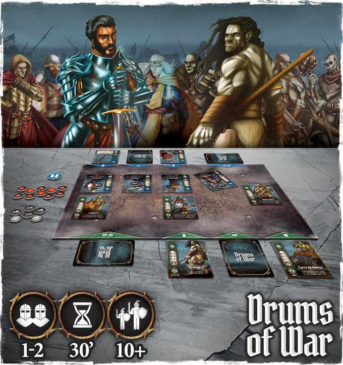 Drums of War: The Epic Battle Game + Exclusive Stretch Goals English Kickstarter