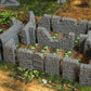 Flechtzäune und Steinmauern aus City of Tarok für RPGs, Brettspiele, Maler und Sammler