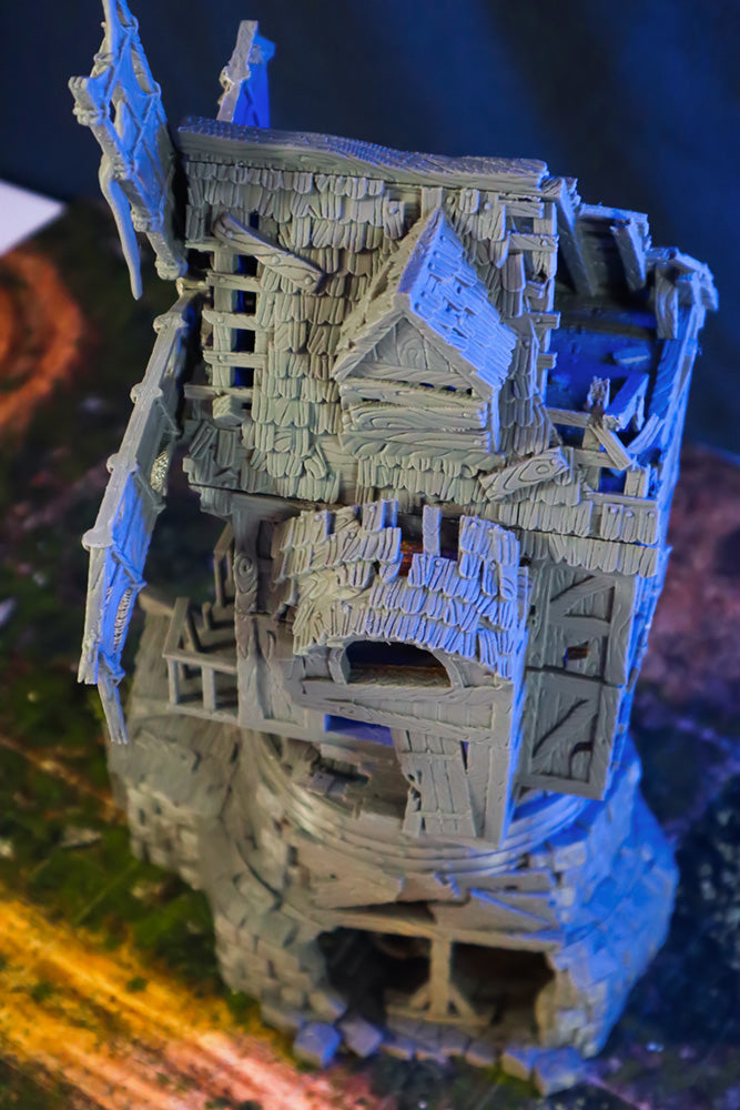 Windmill ruins from City of Tarok for RPGs, board games, painters and collectors