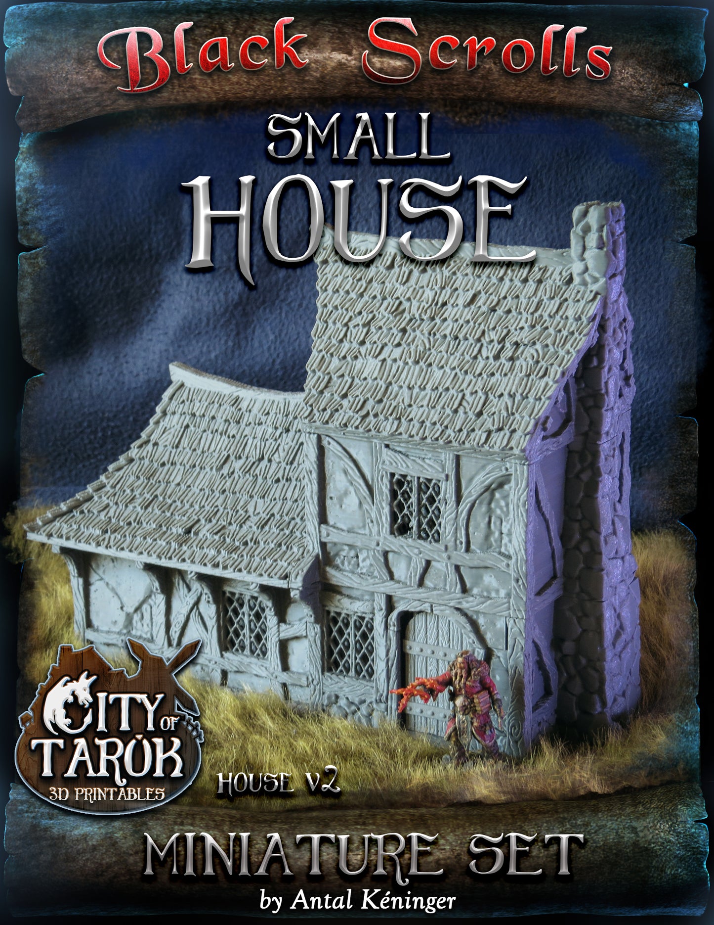 Small house City of Tarok for RPGs, board games, painters and collectors