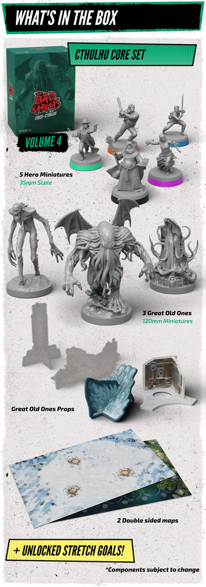 The Bad Karma and The Curse of Cthulhu: Collectors Pledge Exclusives Englisch