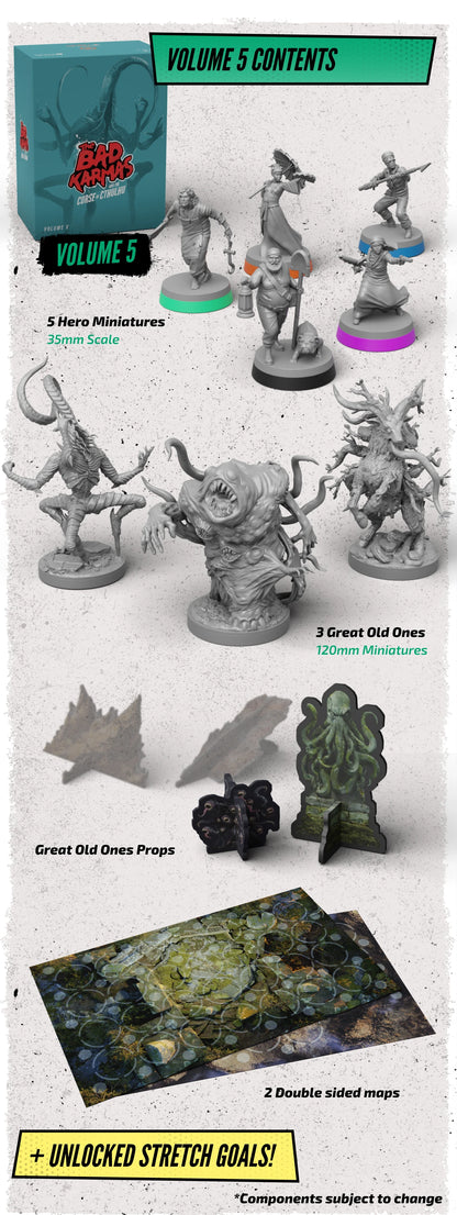 The Bad Karma and The Curse of Cthulhu: Collectors Pledge Exclusives Englisch