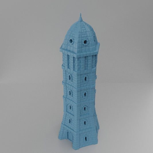 Elfenbeinturm Mittelalter 3D Terrain Gebäude DnD RPG Tabletop
