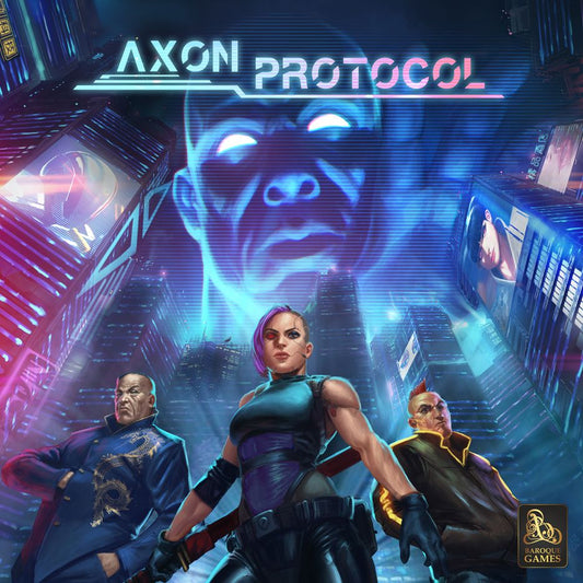 Axon Protocol Deluxe Corporation Pledge English + German + Stretchgoals Kickstarter Cyberpunk