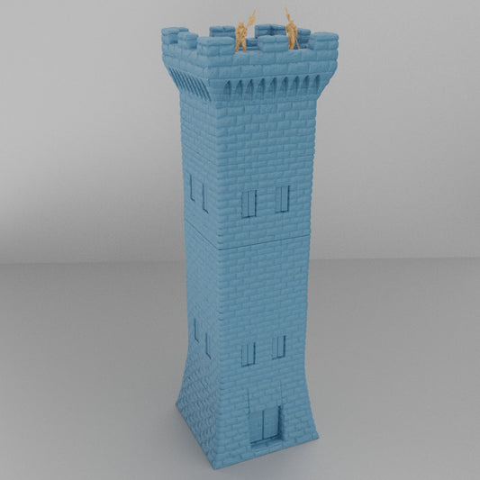 Wachturm Mittelalter 3D Terrain Gebäude DnD RPG Tabletop