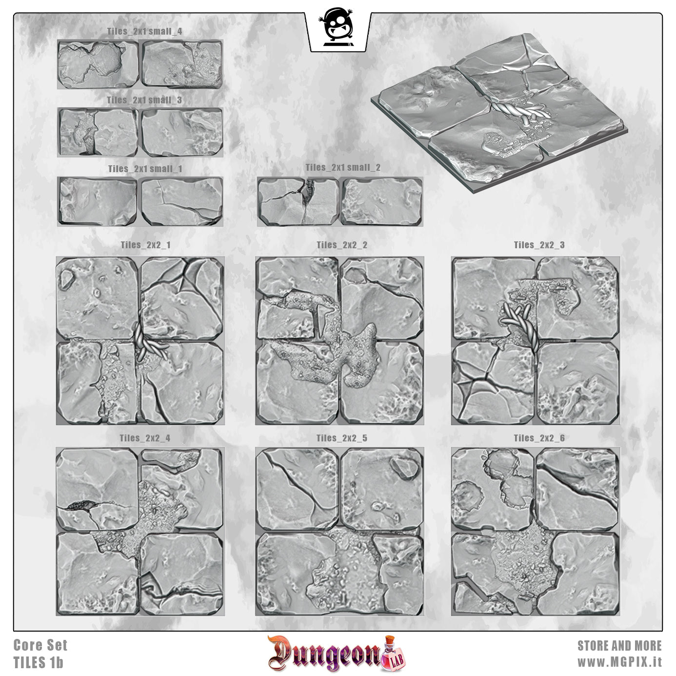 Modularer Dungeon - DungeonLab Fußböden