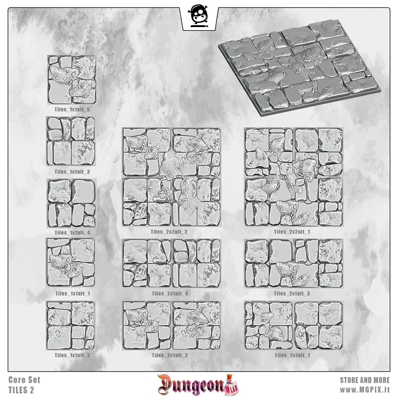 Modularer Dungeon - DungeonLab Fußböden