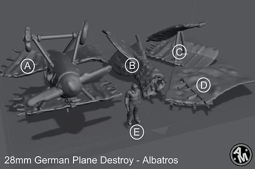WW1 German plane Albatros DII